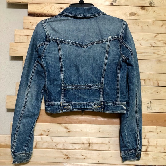 Ezra Fitch Zipped up Denim Jean Jacket size M - Picture 9 of 9